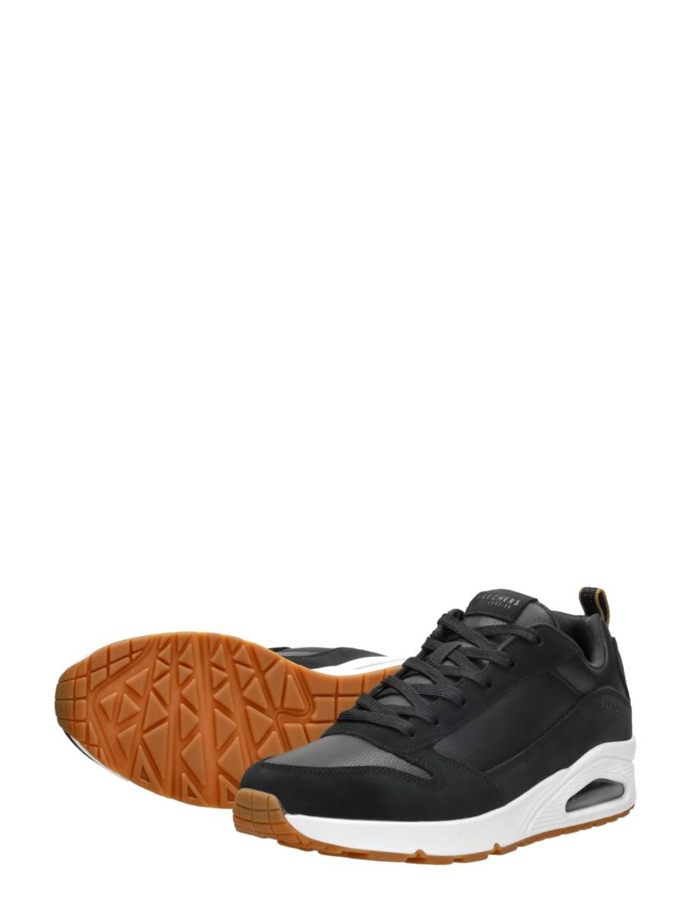 SKECHERS Sneakers laag 'Uno - Stacre' in Zwart