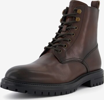 Dune LONDON Lace-Up Boots in Brown: front