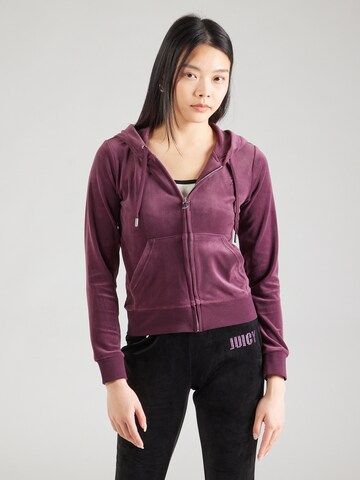 Juicy Couture Sweatjacke in Rot: Vorderseite