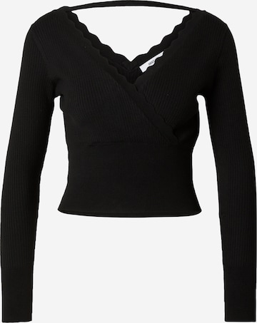 ABOUT YOU Sweater 'Ida' in Black: front