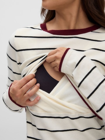 Pull-over MAMALICIOUS en blanc
