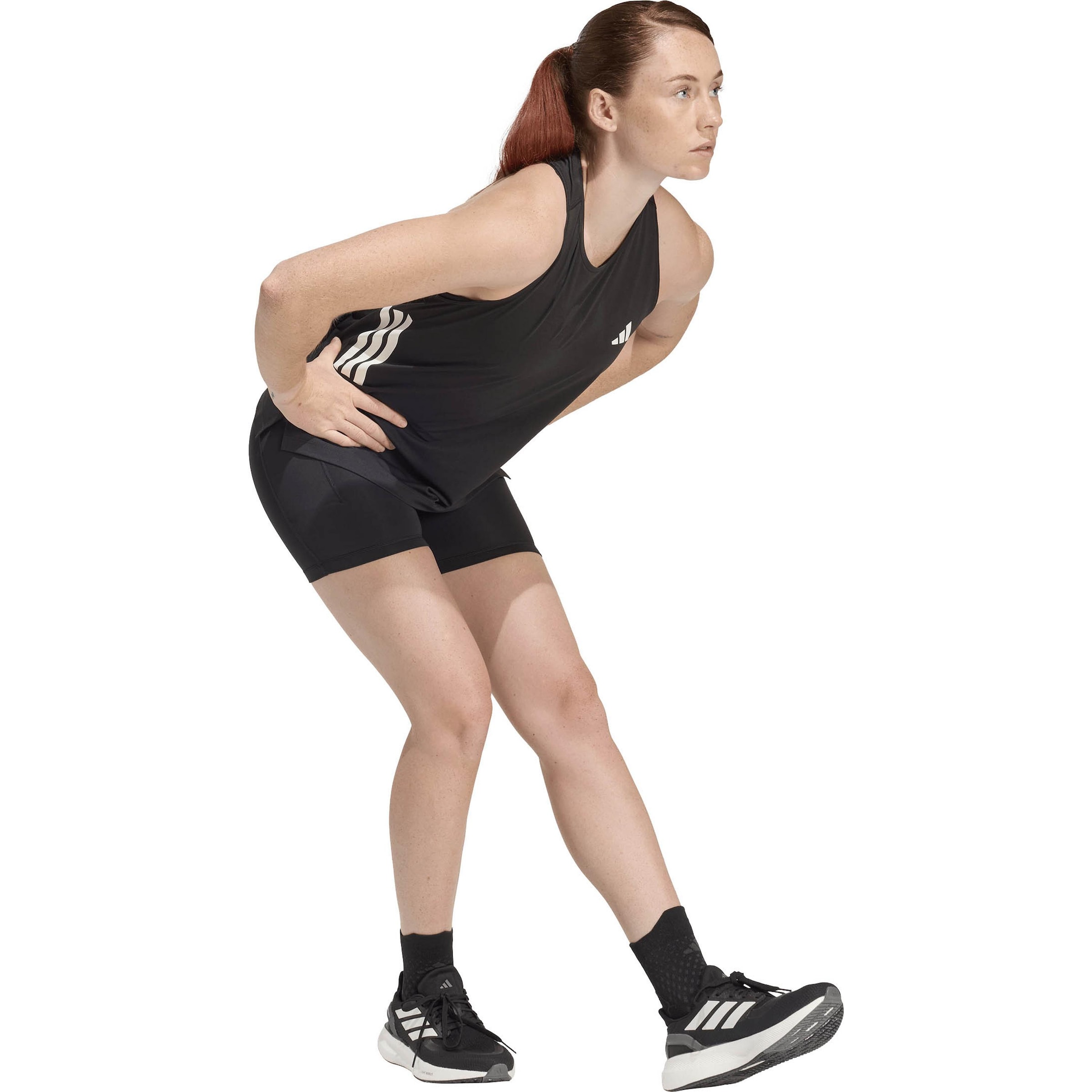 ADIDAS PERFORMANCE Skinny Sportsbukser 'Adi365' i sort