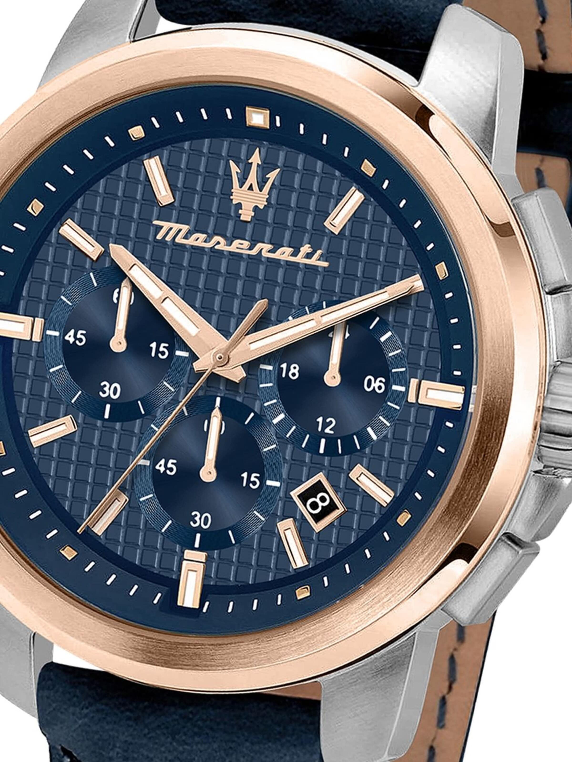 Maserati Analoog horloge in Blauw