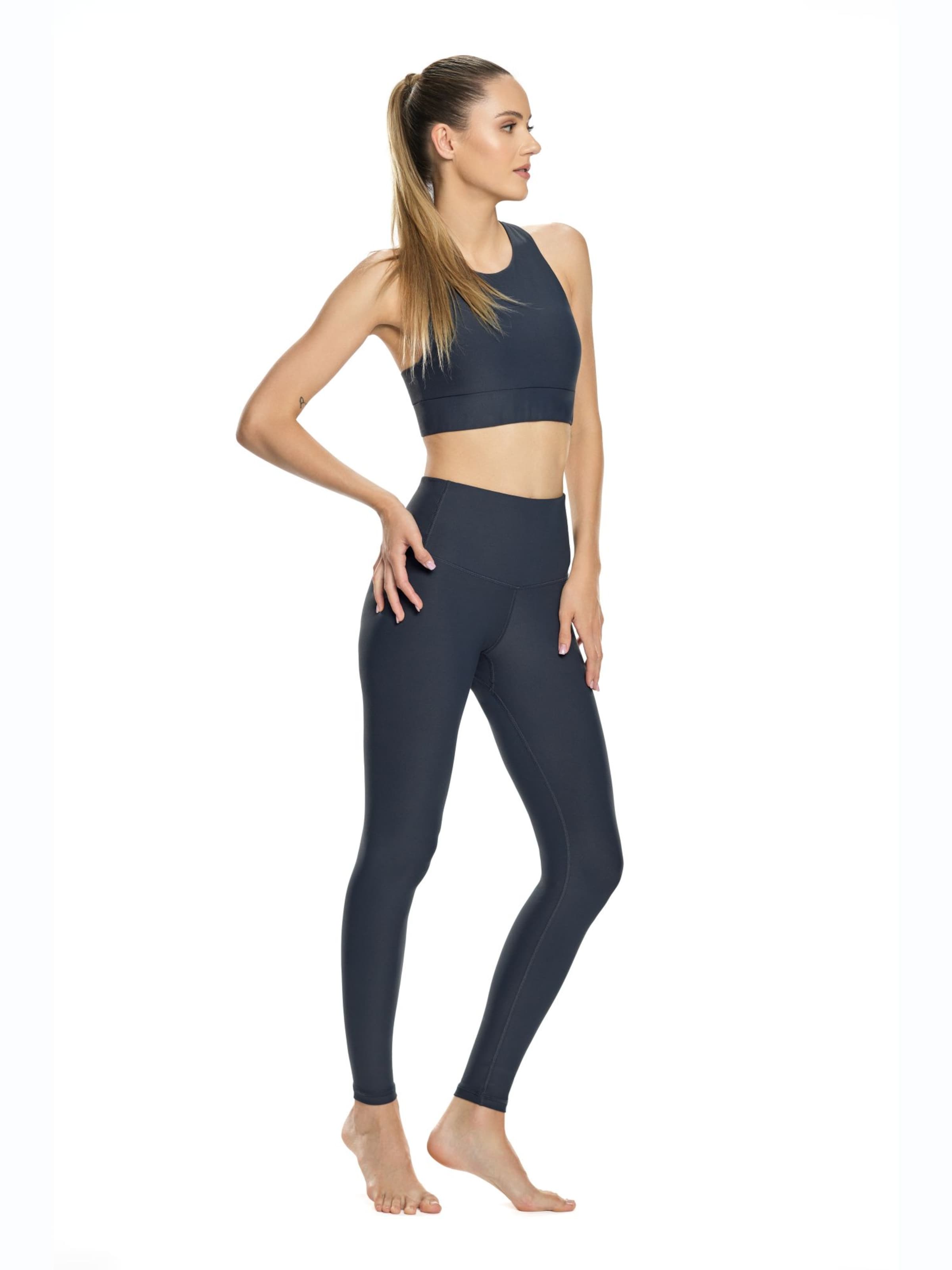 Winshape Skinny Sporthose 'HWL117C' in Grau