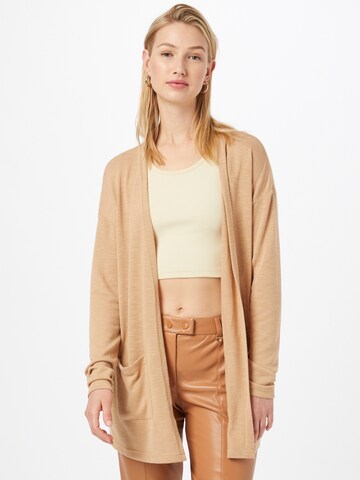 Hailys Knit Cardigan 'Kathy' in Beige: front