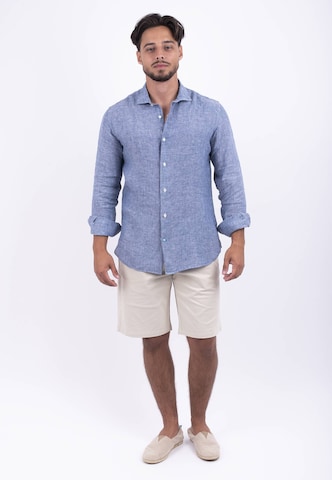 Panareha Regular fit Button Up Shirt 'CANNES' in Blue