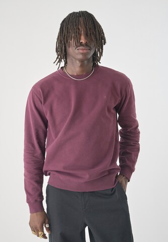 Cleptomanicx Sweatshirt 'Ligull' in Red: front