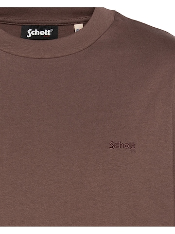 Schott NYC Shirt‌‌‌‌‌‌‌‌‌‌ in Braun