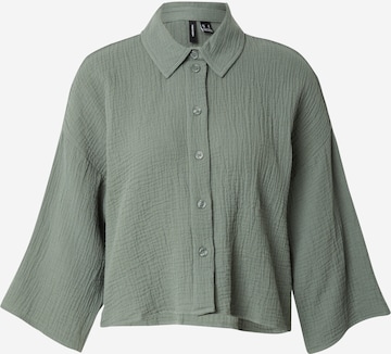 Chemisier 'VMNatali' VERO MODA en vert : devant