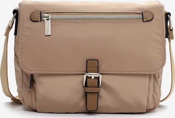 Borsa a spalla 'Khiria' di Tamaris in marrone: frontale