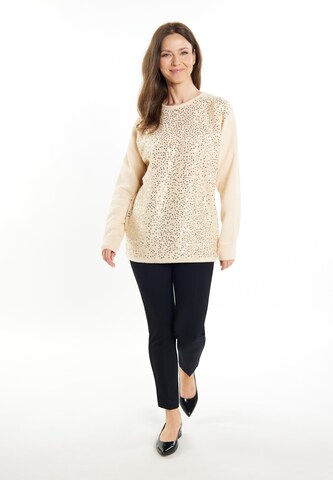 usha BLACK LABEL Pullover 'Nowles' in Beige