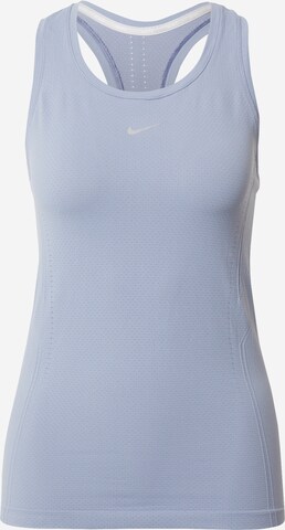 NIKE Sports Top in Blue: front