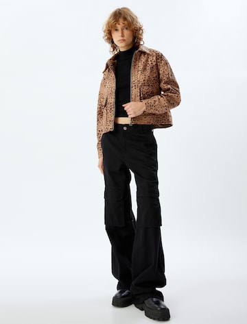 Koton Between-Season Jacket in Beige