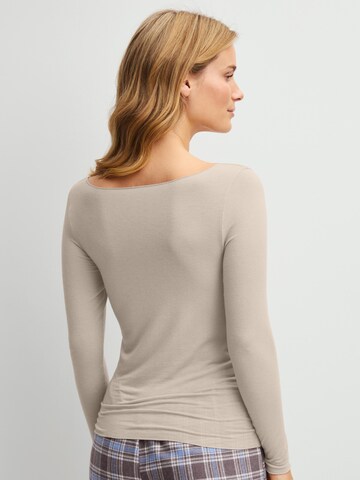 Maglietta intima 'Second Skin' di CALIDA in beige