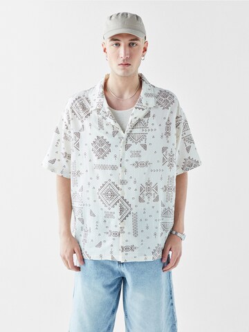 Camicia 'Hyacinth' di VAMOS CLO in bianco: frontale