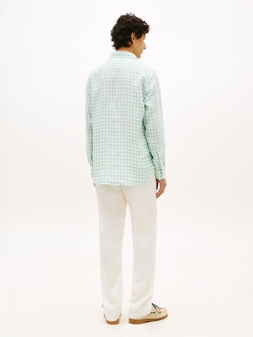 TOMMY HILFIGER Regular Fit Hemd in Grün