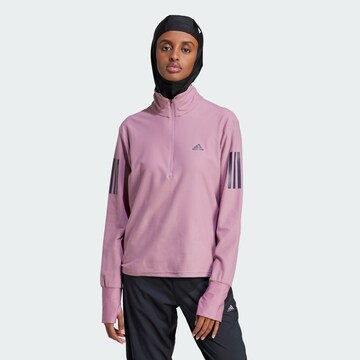 ADIDAS SPORTSWEAR Sportsweatshirt 'Own The Run ' in Pink: predná strana