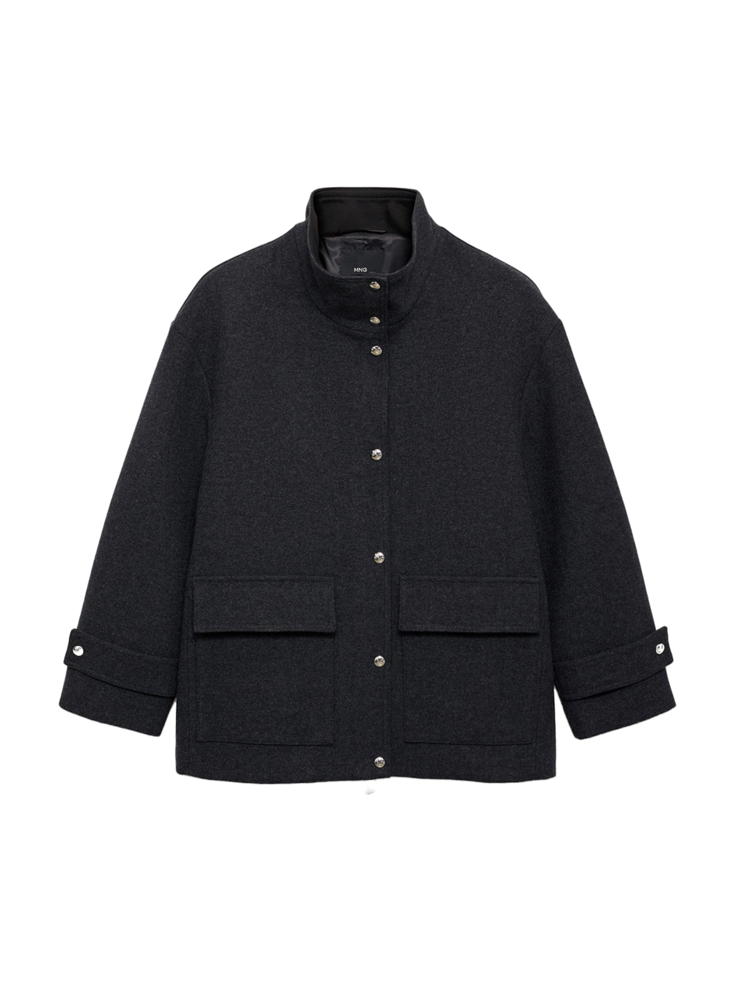 MANGO Välikausitakki 'Goa' värissä harmaa: etupuoli