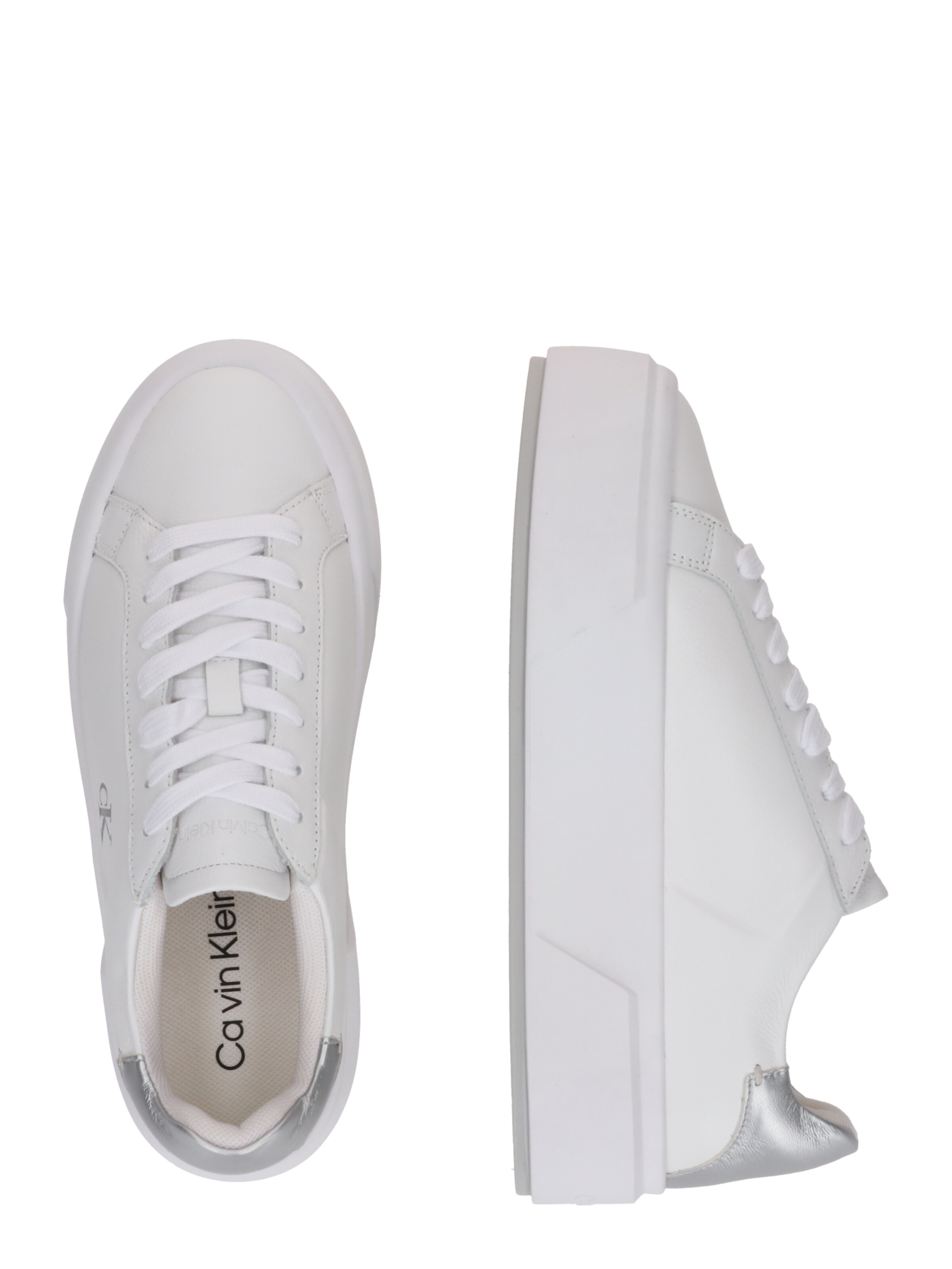 Calvin Klein Platform trainers in White