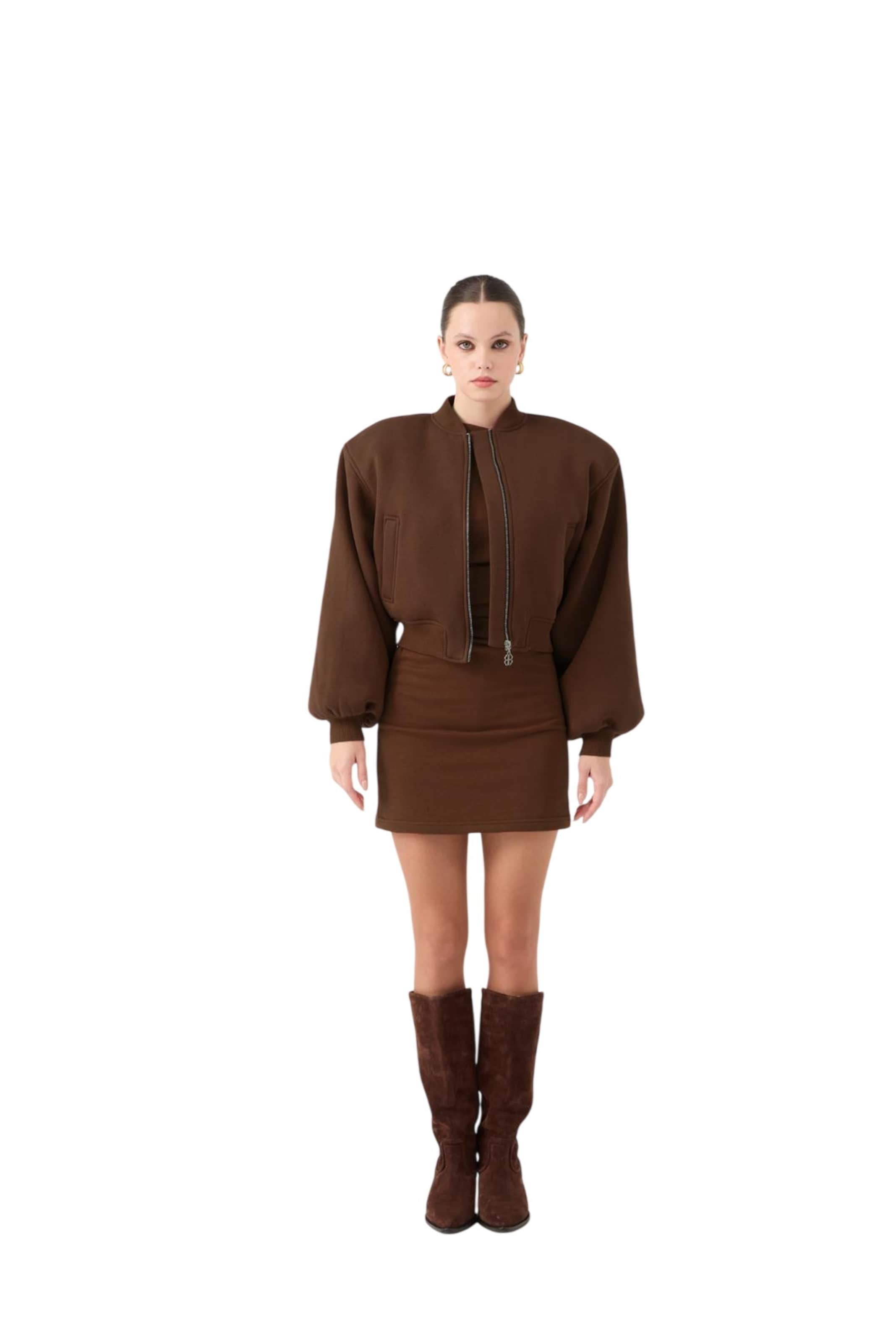 HOLLY LOLLY Jacke in Braun