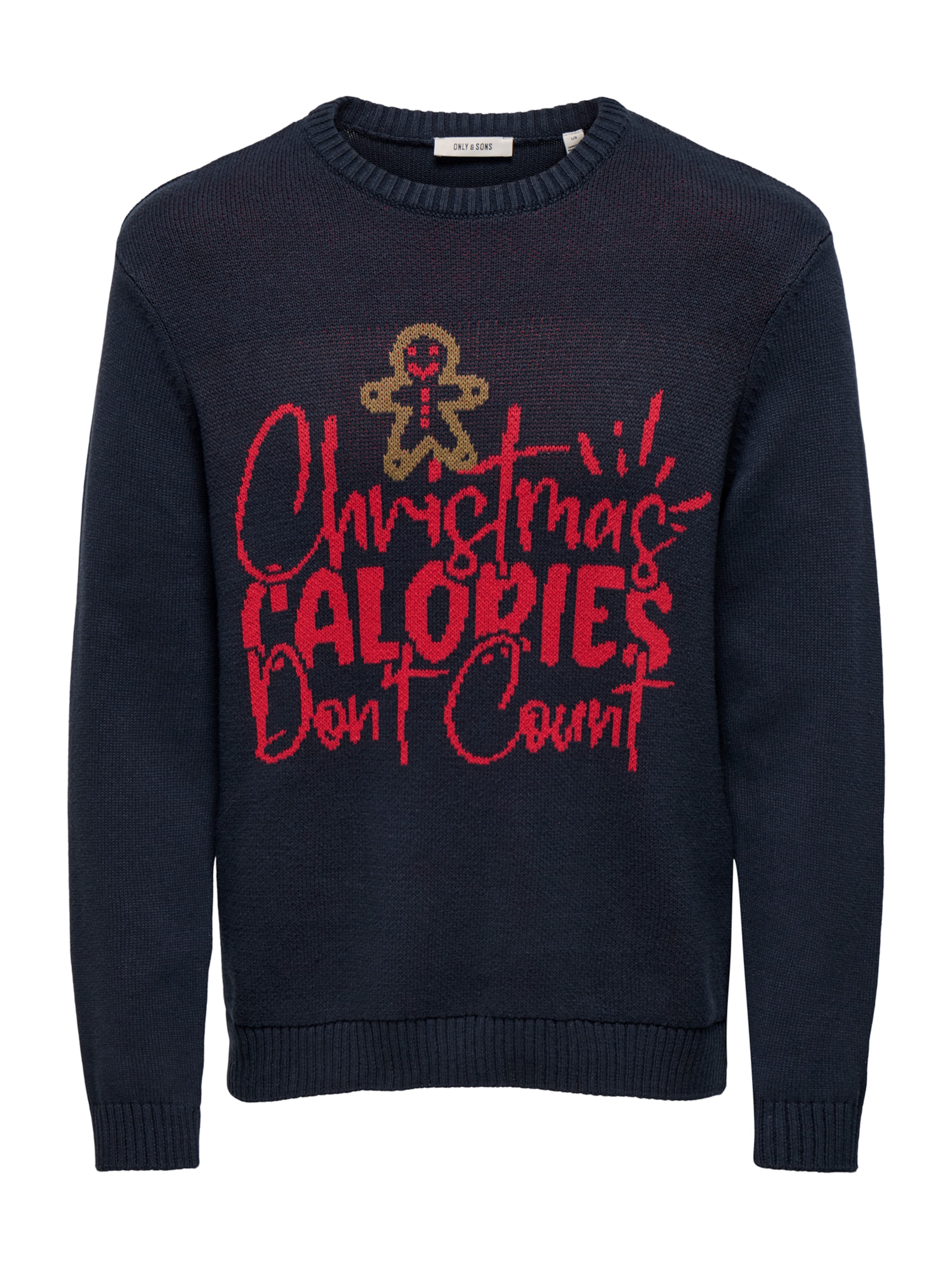 Only & Sons Πουλόβερ 'ONSX-MAX' σε μπλε: μπροστά