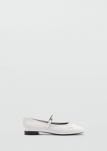 MANGO Ballerina 'Cassie' in Weiß