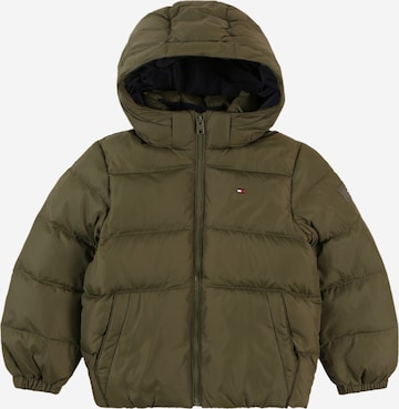 TOMMY HILFIGER Jacke 'ESSENTIAL' in Grün: Vorderseite