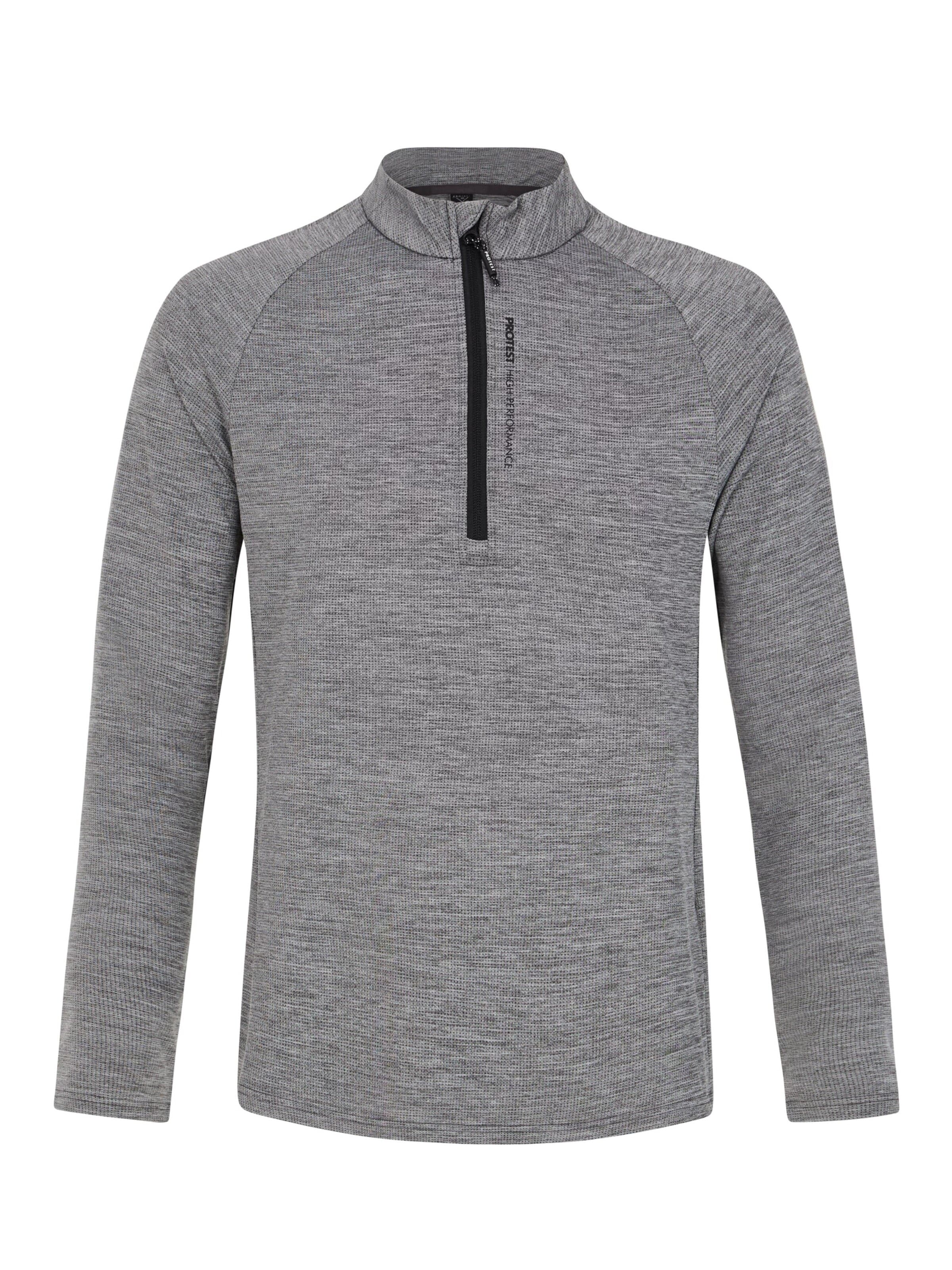 PROTEST Sportsweatshirt 'PRTHENRY' in Grijs: voorkant