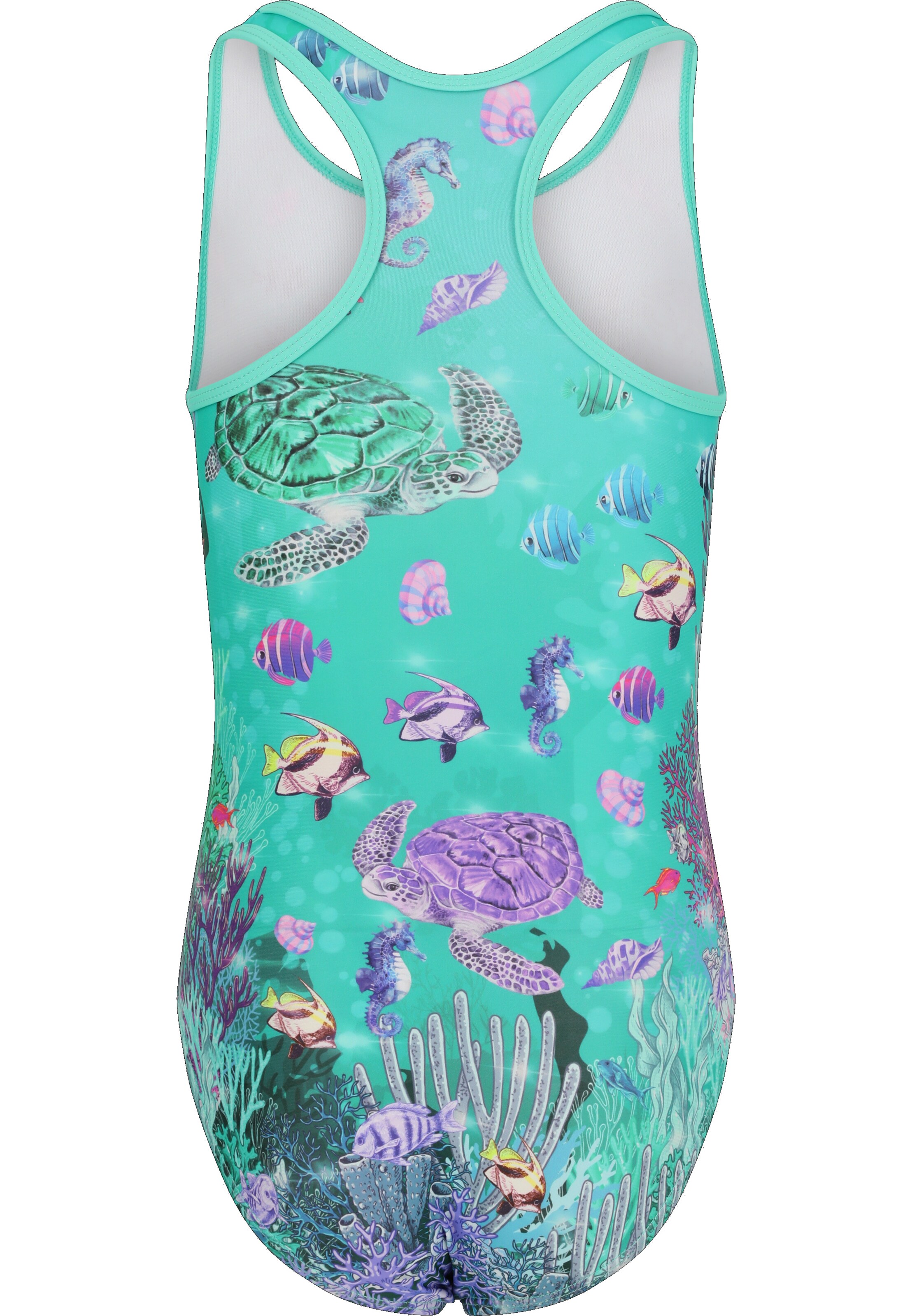 ZigZag Swimsuit 'Mermaid' in Green