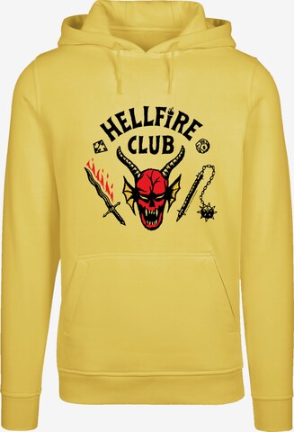 Sweat-shirt F4NT4STIC en jaune : devant