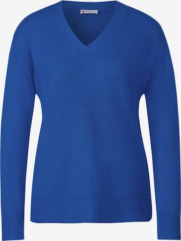 STREET ONE Sweater in Blue: front