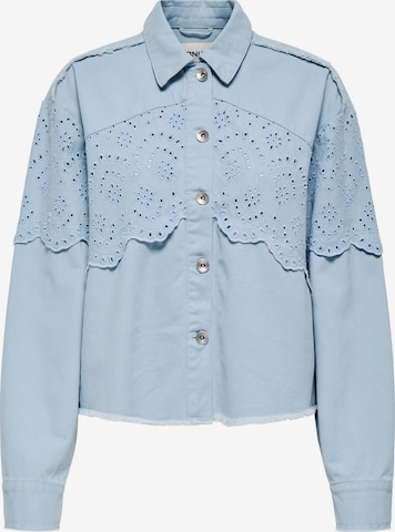 Veste mi-saison 'ONLElena' ONLY en bleu : devant