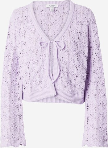 Cardigan 'NAJO' b.young en violet : devant