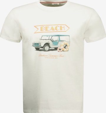 T-Shirt 'Beachway' Deeluxe en blanc : devant