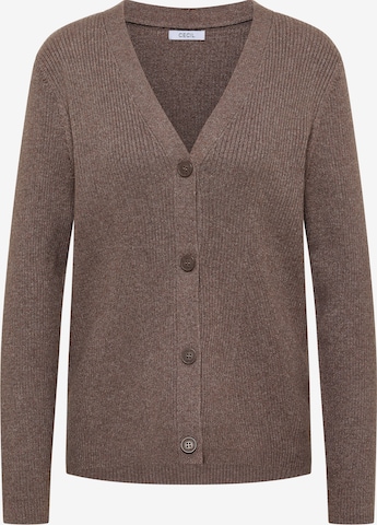 CECIL Strickjacke in Braun: Vorderseite
