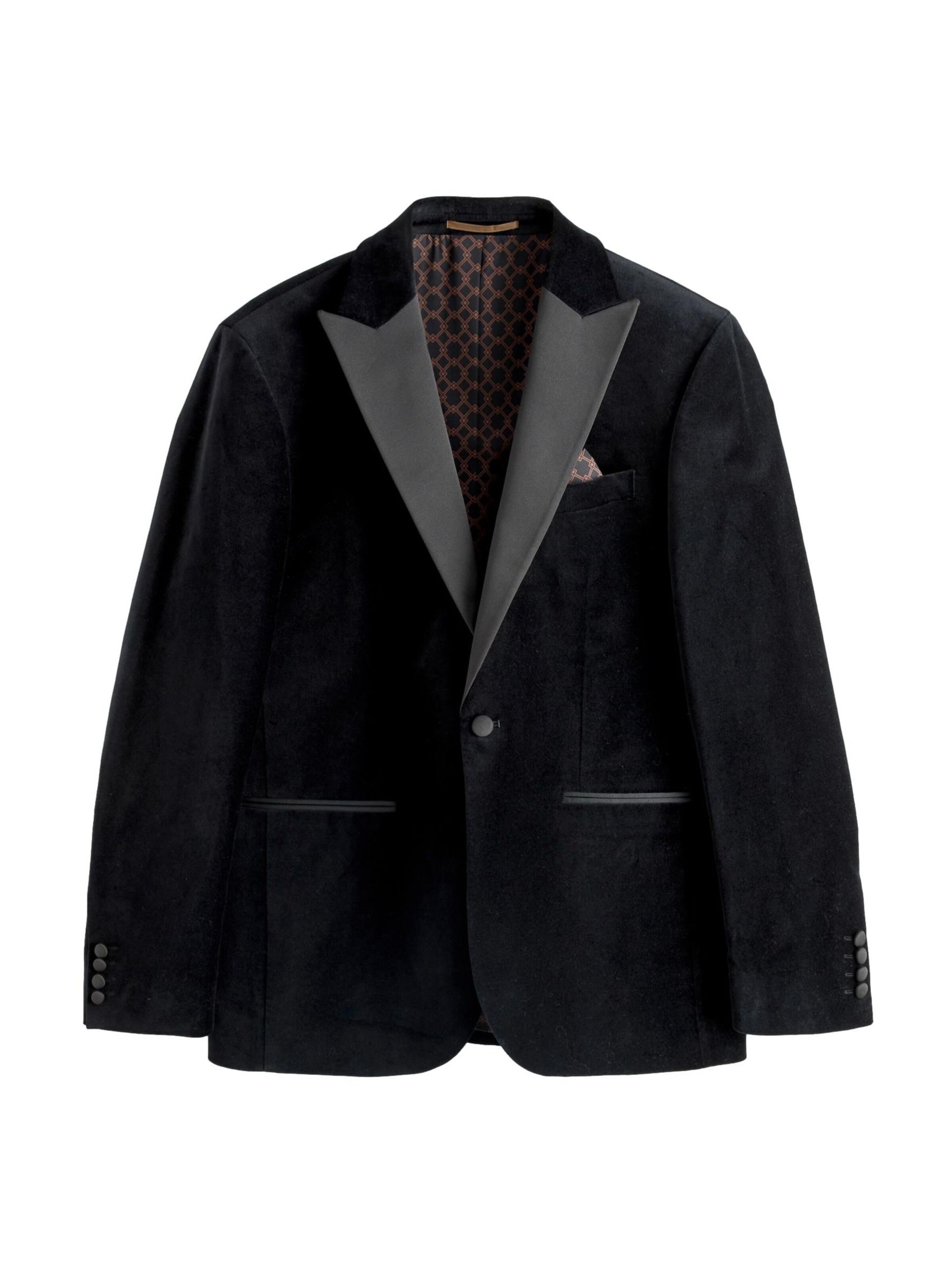 Next Slim fit Blazer in Black: front