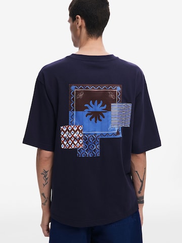 Desigual Μπλουζάκι σε μπλε: μπροστά