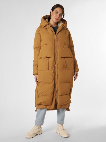 Embassy of Bricks and Logs Winter Coat in Brown: front