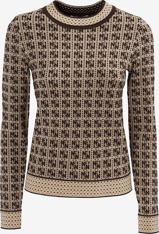 smėlio Influencer Megztinis: priekis