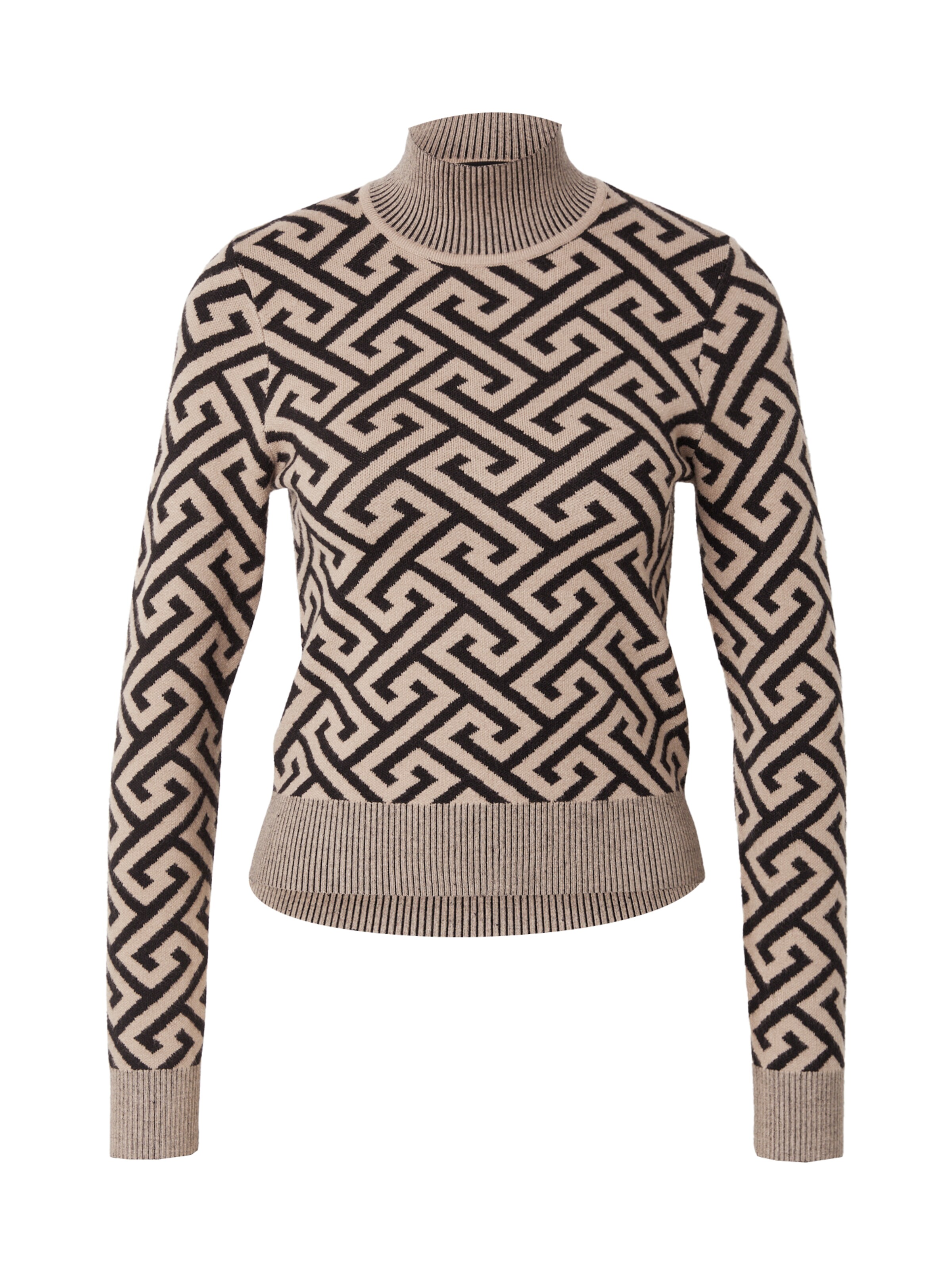 VERO MODA Sweater 'VMARIA' in Brown: front