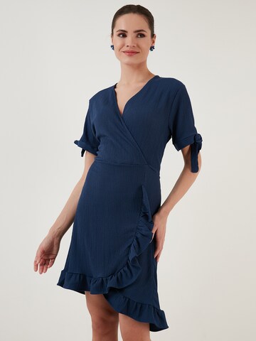 Robe LELA en bleu : devant