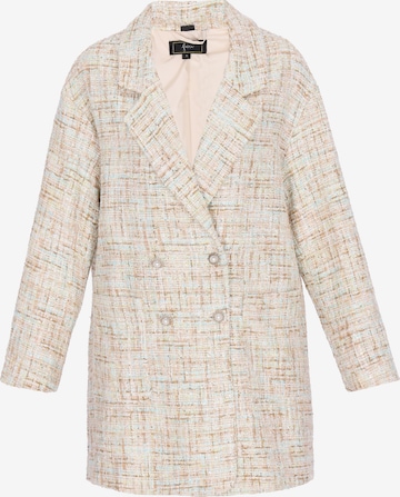 Manteau mi-saison faina en beige : devant