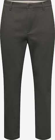 pilka Only & Sons „Chino“ stiliaus kelnės 'ONSCAM': priekis