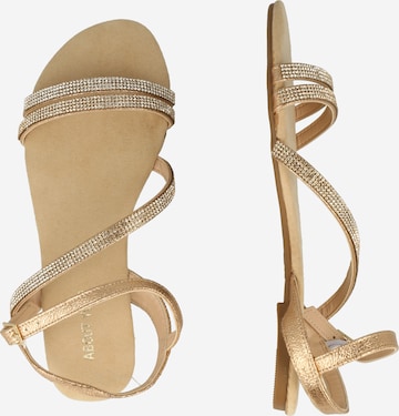 ABOUT YOU Strap Sandals 'Ida' in Gold