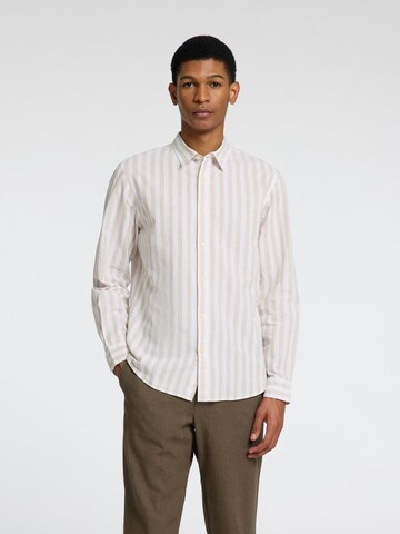 SELECTED HOMME Overhemd in Beige: voorkant