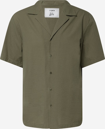 ABOUT YOU x Jaime Lorente - Camisa 'Nico' en verde: frente