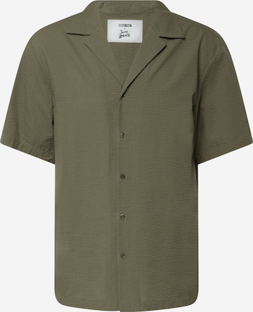 Regular fit Camicia 'Nico' di ABOUT YOU x Jaime Lorente in verde: frontale