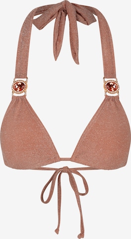 Moda Minx Bikini top 'Lumiere Amour' in Orange: front