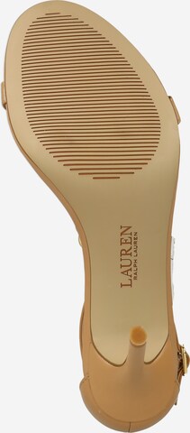 Lauren Ralph Lauren Sandalen met riem 'KATE' in Bruin