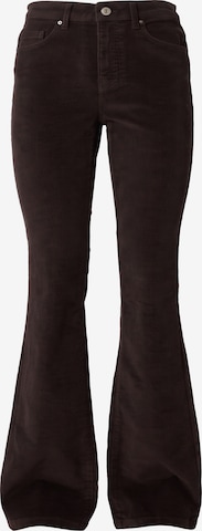 Vero Moda Tall Wide Leg Housut 'VMTESSA' värissä ruskea: etupuoli